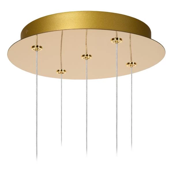 Lucide CINTRA - Suspension - Ø 32 cm - LED Dim. - 5x4,7W 2700K - Transparent - détail 4